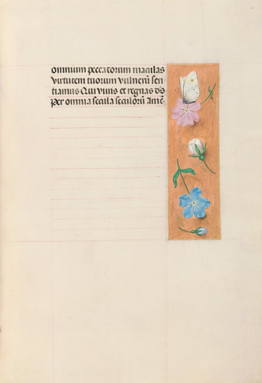Getijdenboek van Koningin Isabella de Katholieke, Koningin van Spanje: Fol. 68r door Master of the First Prayerbook of Maximillian