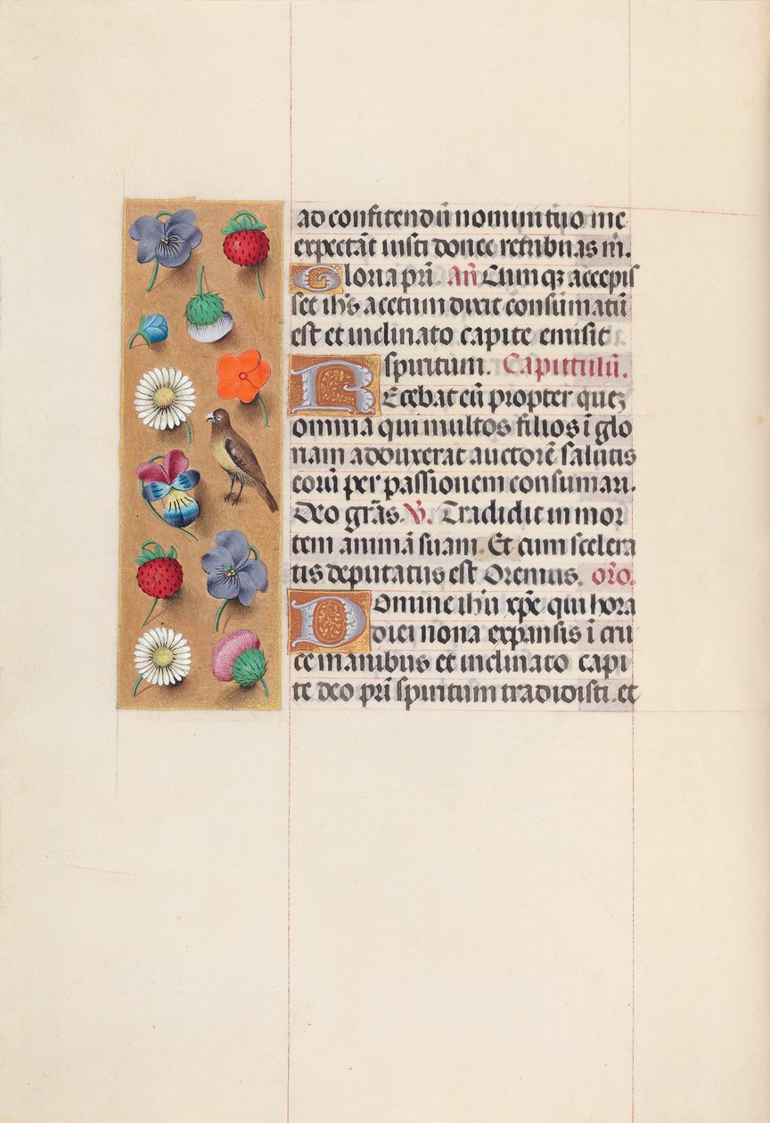 Getijdenboek van Koningin Isabella de Katholieke, Koningin van Spanje: Fol. 70v, ca. 1500 door Master of the First Prayerbook of Maximillian