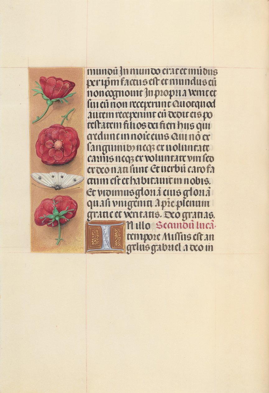 Getijdenboek van Koningin Isabella de Katholieke, Koningin van Spanje: Fol. 93v, ca. 1500 door Master of the First Prayerbook of Maximillian