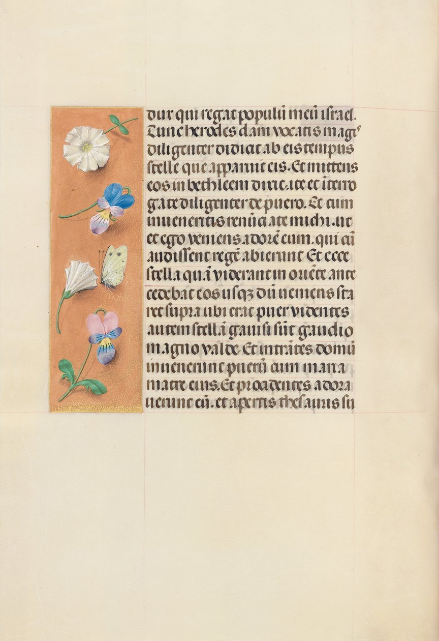 Getijdenboek van Koningin Isabella de Katholieke, Koningin van Spanje: Fol. 95v, ca. 1500 door Master of the First Prayerbook of Maximillian