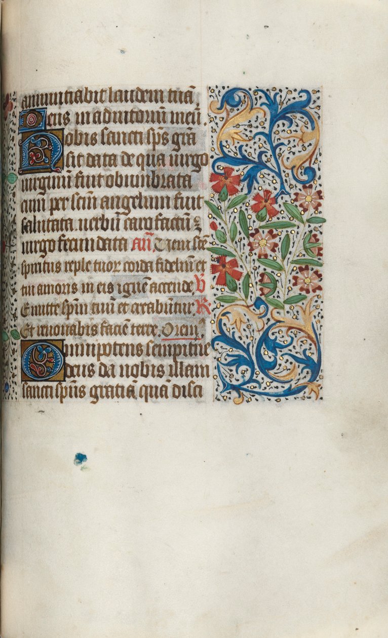 Getijdenboek Gebruik van Rouen: fol. 100r door Master of the Geneva Latini