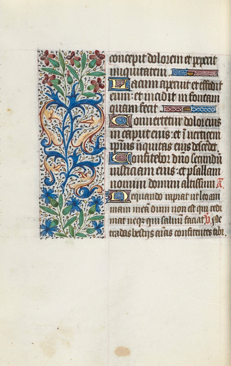 Getijdenboek Gebruik van Rouen: fol. 114v, ca. 1470 door Master of the Geneva Latini
