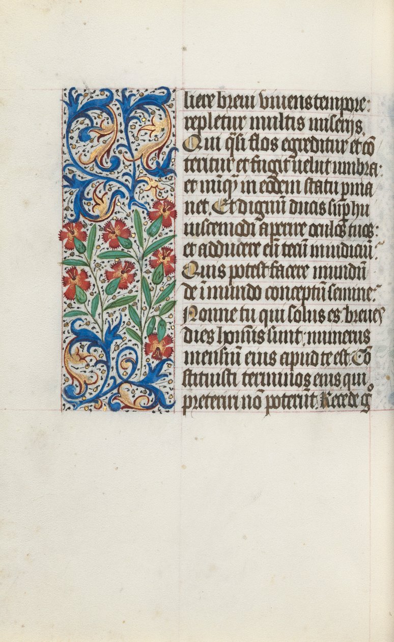 Getijdenboek Gebruik van Rouen: fol. 123v, ca. 1470 door Master of the Geneva Latini