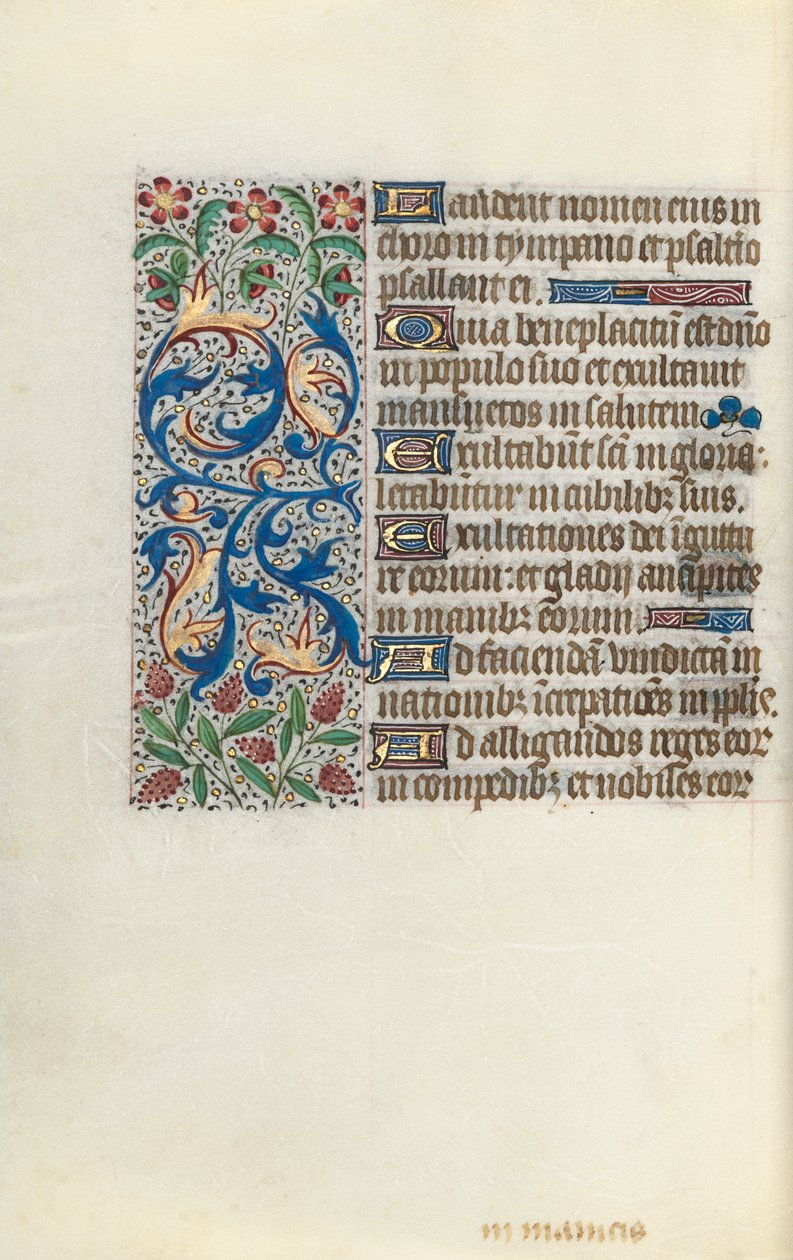 Getijdenboek Gebruik van Rouen: fol. 142v, ca. 1470 door Master of the Geneva Latini
