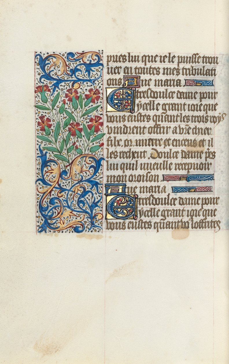 Getijdenboek Gebruik van Rouen: fol. 148v door Master of the Geneva Latini
