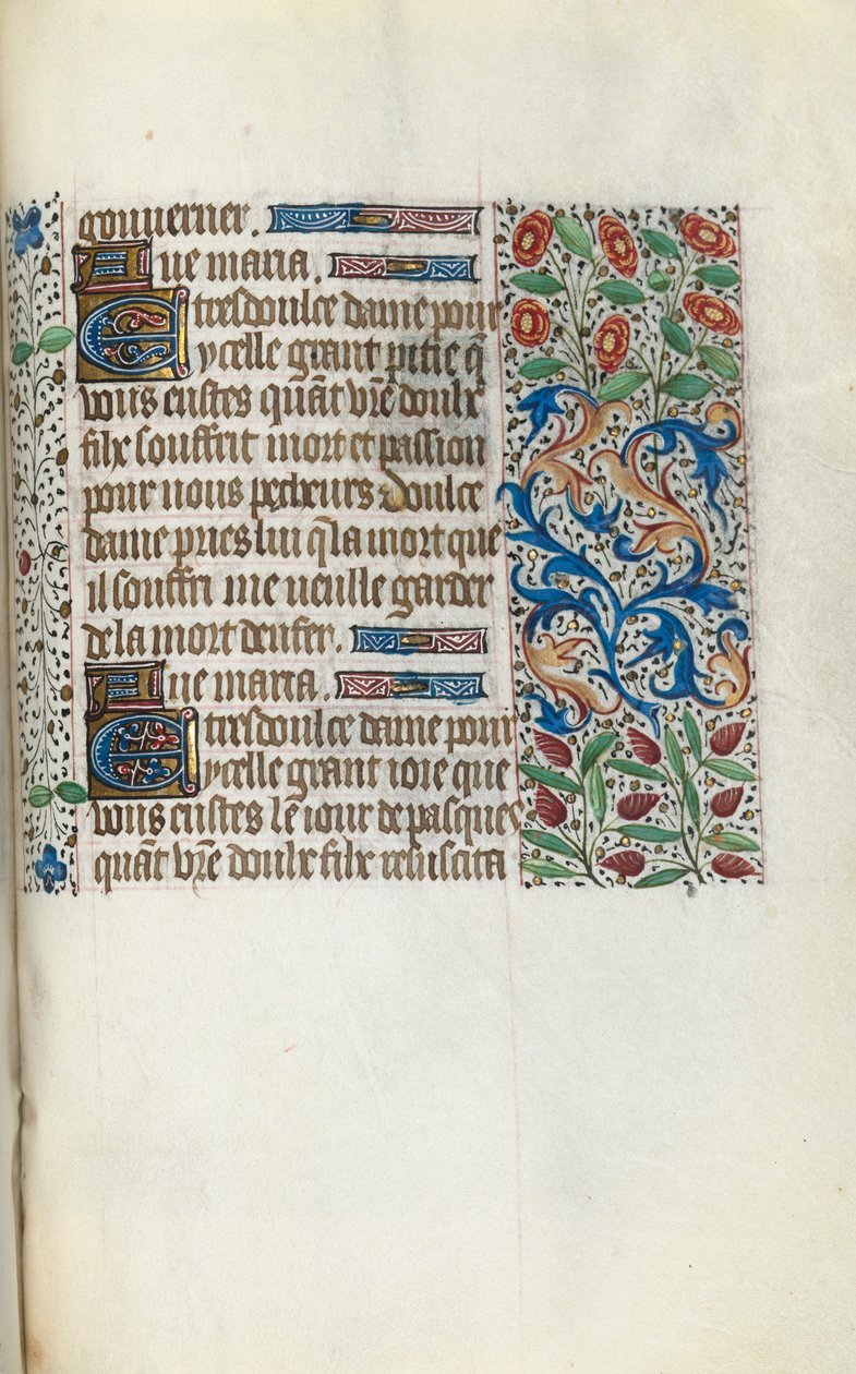 Getijdenboek Gebruik van Rouen: fol. 150r door Master of the Geneva Latini