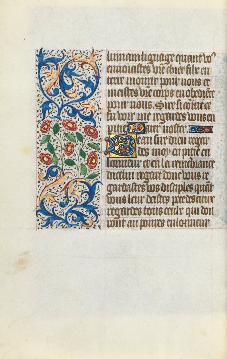 Getijdenboek Gebruik van Rouen: fol. 152v door Master of the Geneva Latini