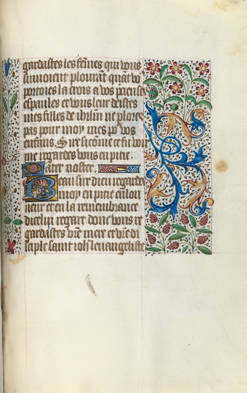 Getijdenboek Gebruik van Rouen: fol. 154a, ca. 1470 door Master of the Geneva Latini