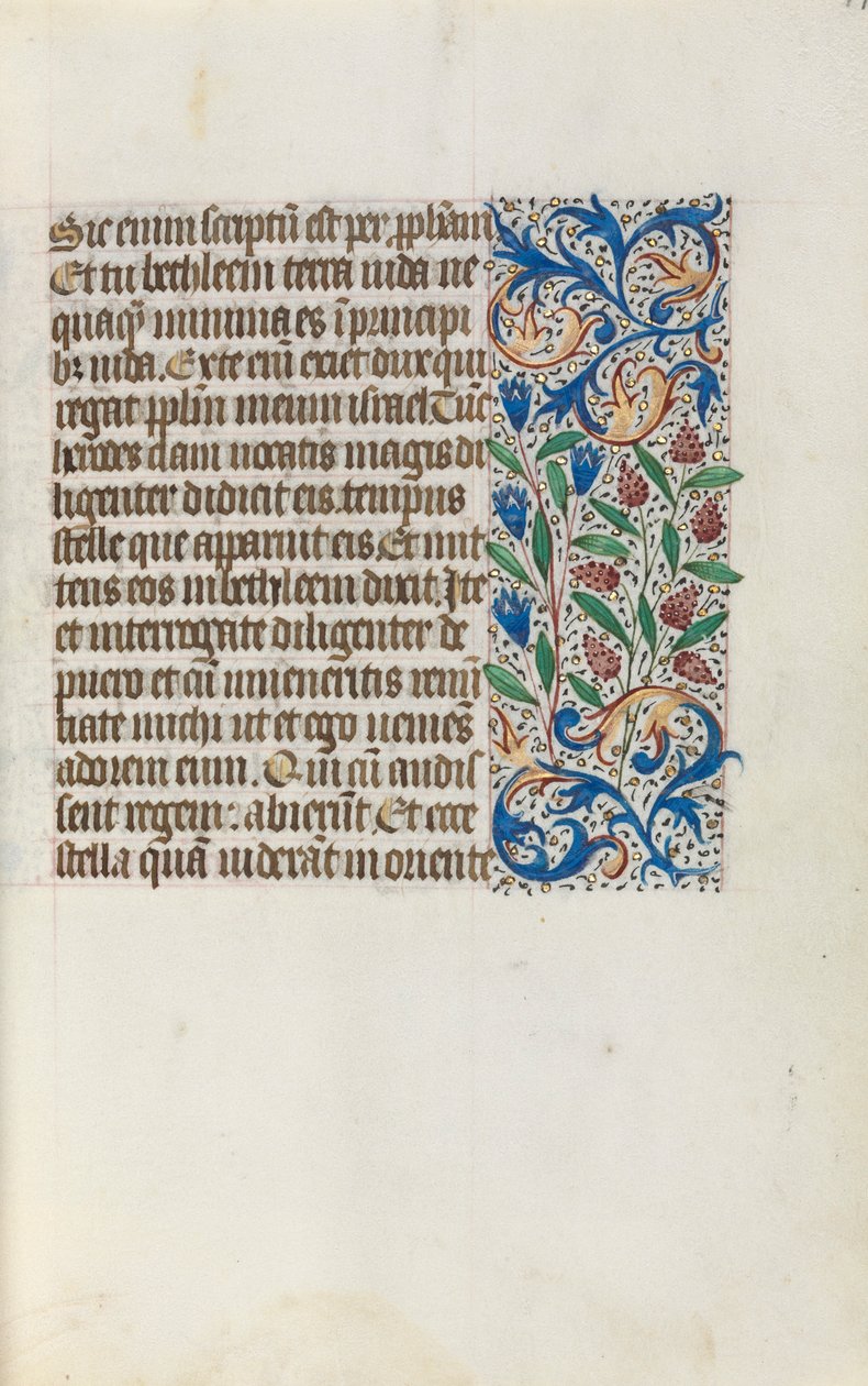 Getijdenboek Gebruik van Rouen: fol. 17r door Master of the Geneva Latini