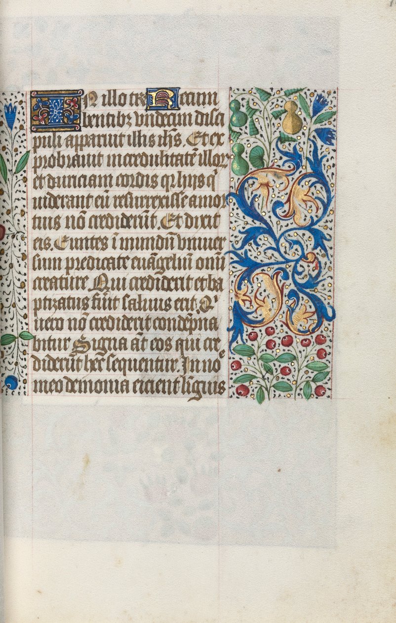 Getijdenboek Gebruik van Rouen: fol. 18r, ca. 1470 door Master of the Geneva Latini