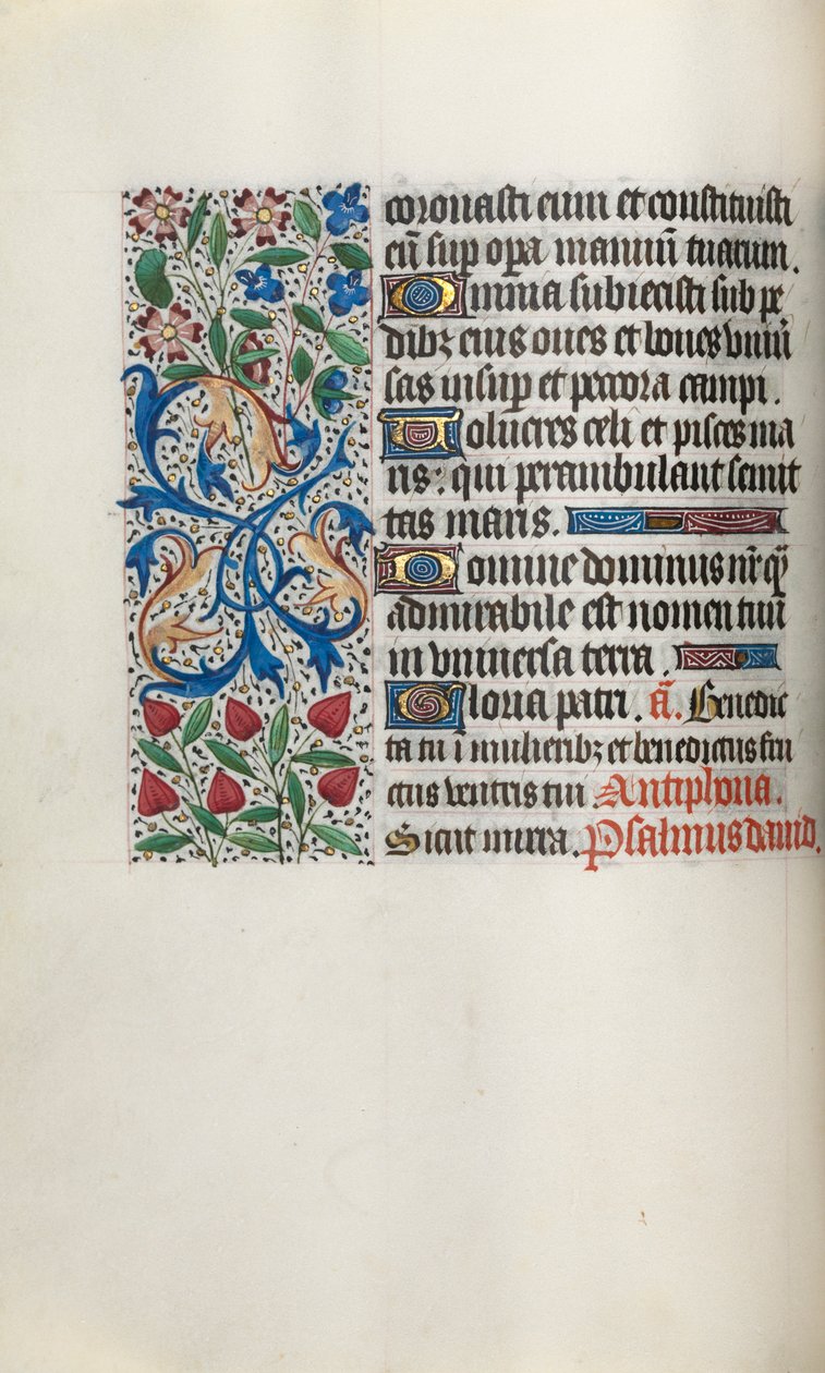 Getijdenboek Gebruik van Rouen: fol. 31v, ca. 1470 door Master of the Geneva Latini