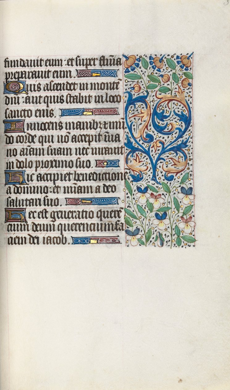 Getijdenboek Gebruik van Rouen: fol. 34r, ca. 1470 door Master of the Geneva Latini