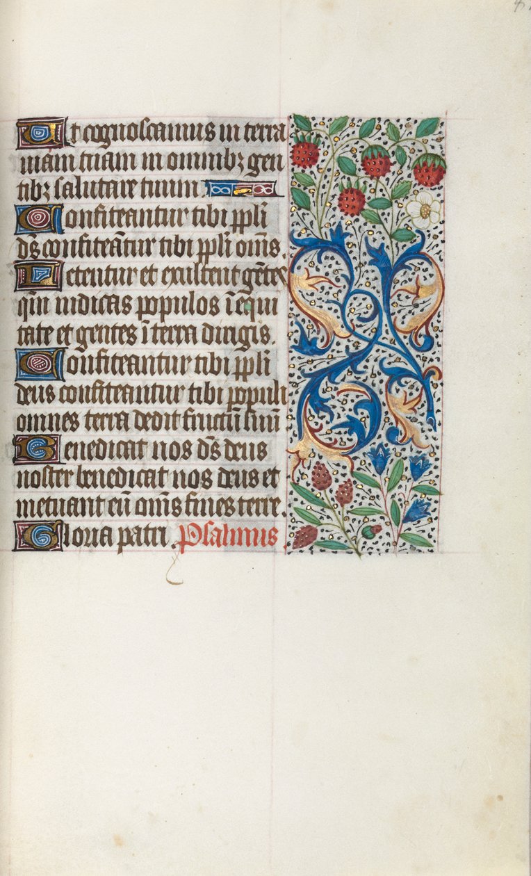 Getijdenboek Gebruik van Rouen: fol. 41r door Master of the Geneva Latini