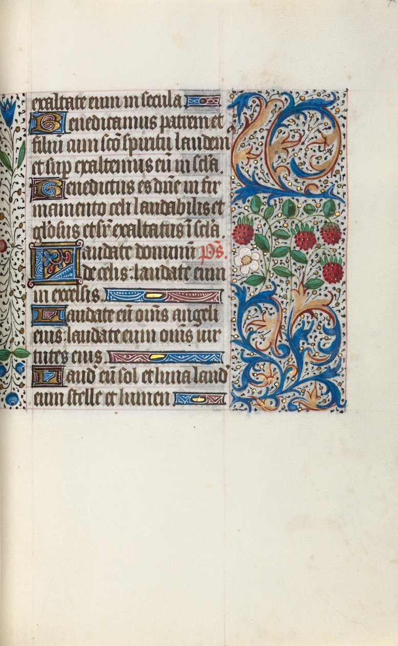 Getijdenboek Gebruik van Rouen: fol. 44r, ca. 1470 door Master of the Geneva Latini
