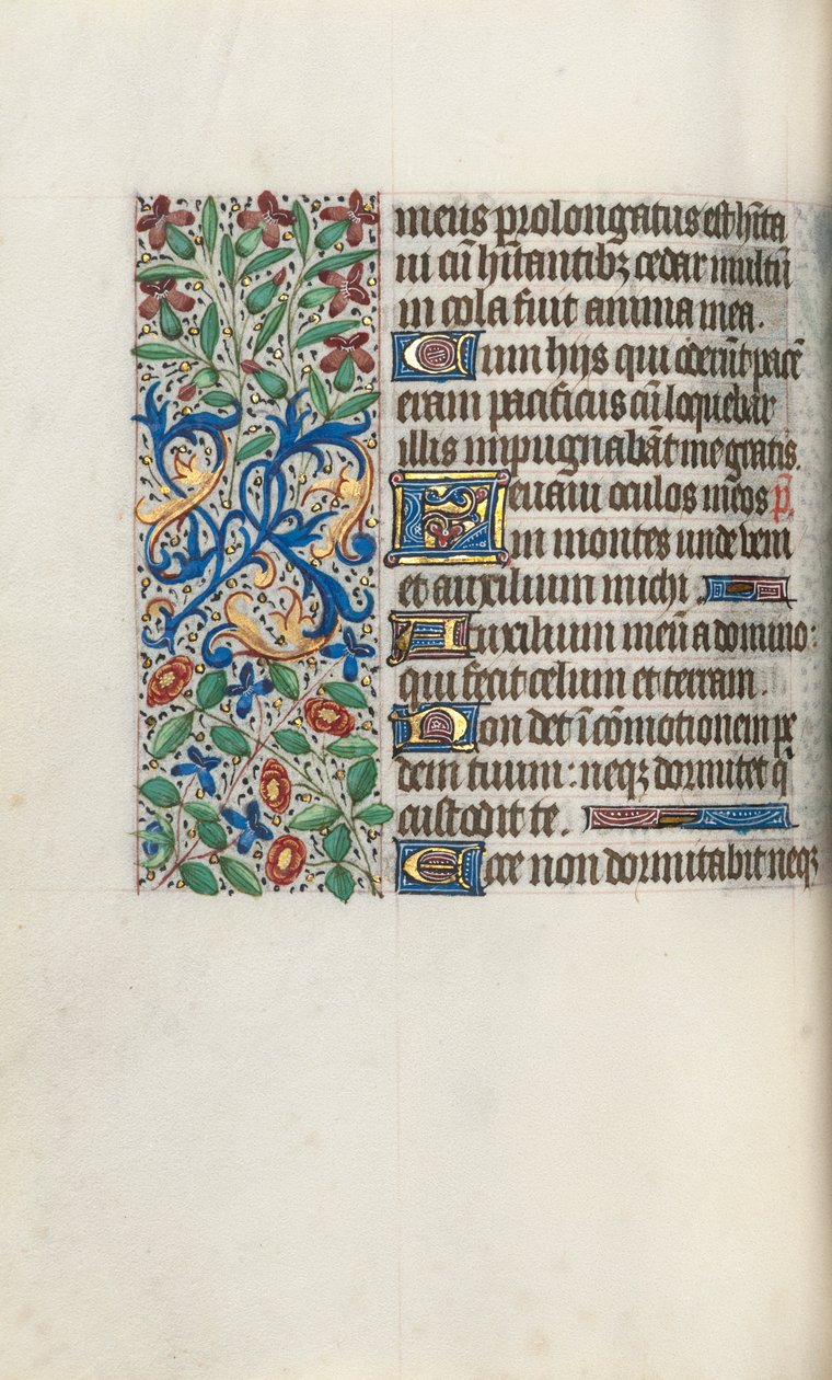 Getijdenboek Gebruik van Rouen: fol. 61v, ca. 1470 door Master of the Geneva Latini
