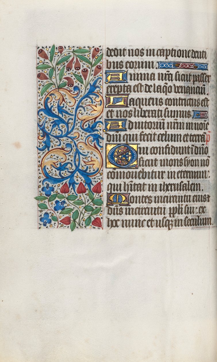 Getijdenboek Gebruik van Rouen: fol. 65v door Master of the Geneva Latini