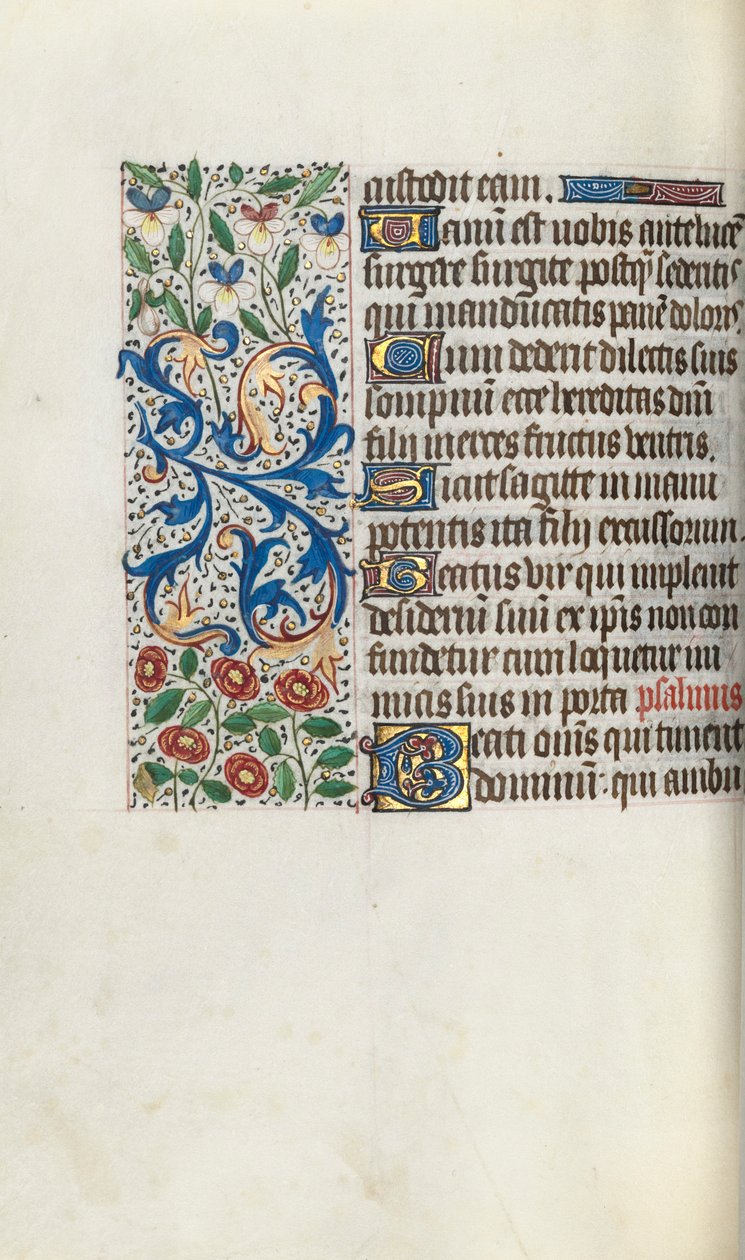 Getijdenboek Gebruik van Rouen: fol. 68v, ca. 1470 door Master of the Geneva Latini