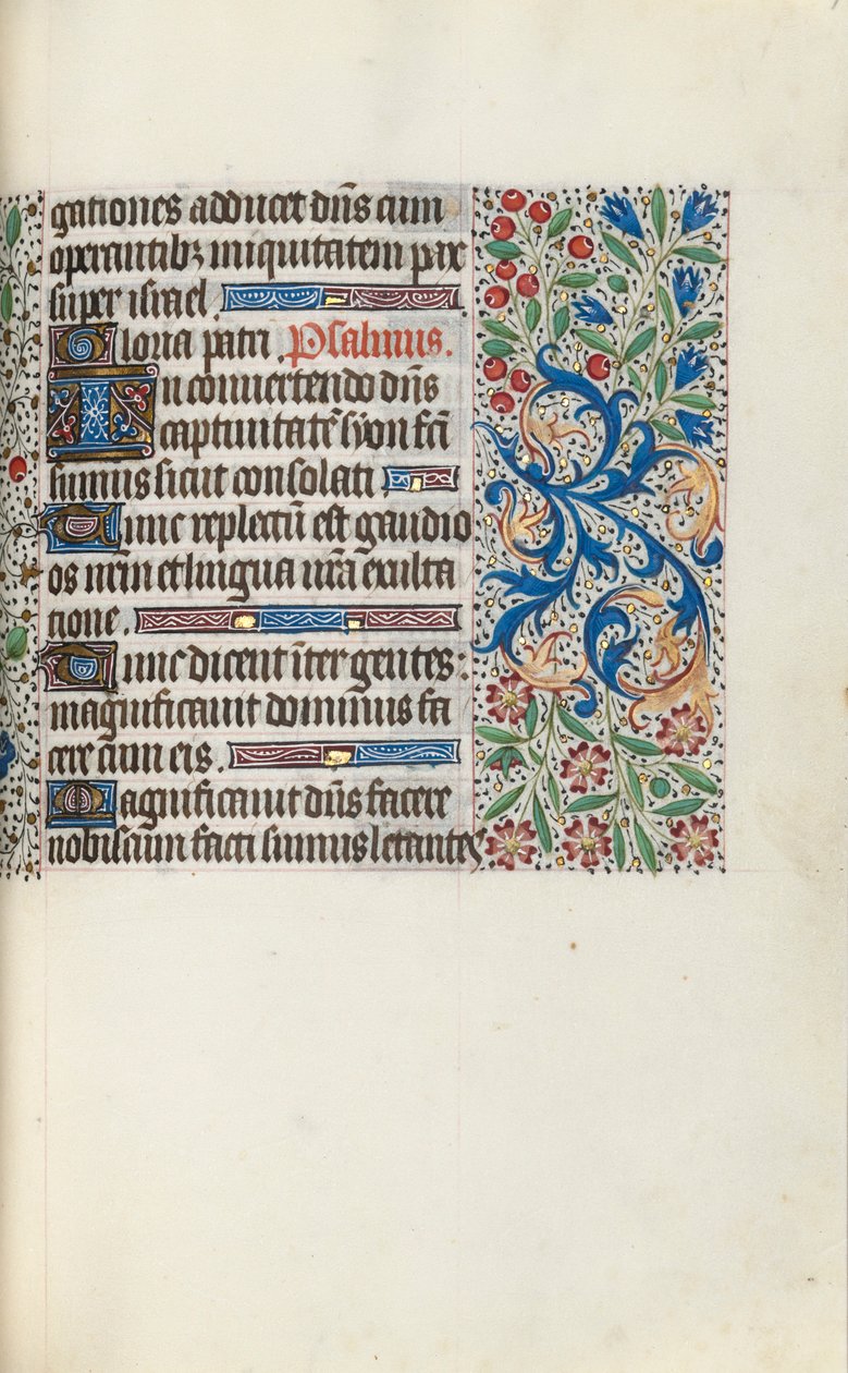 Getijdenboek Gebruik van Rouen: fol. 72r, ca. 1470 door Master of the Geneva Latini