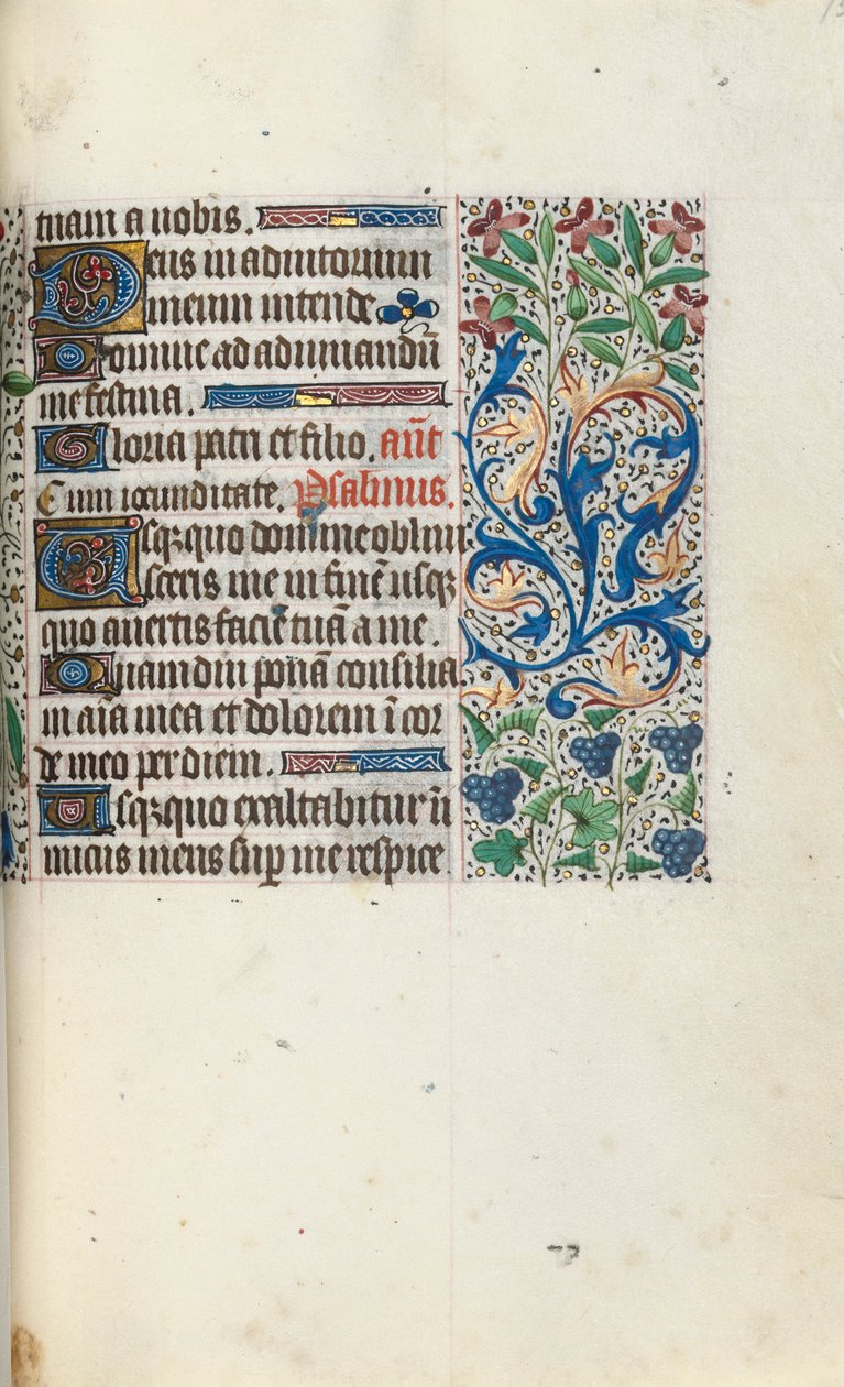 Getijdenboek Gebruik van Rouen: fol. 75r door Master of the Geneva Latini