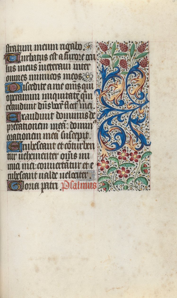 Getijdenboek Gebruik van Rouen: fol. 81r door Master of the Geneva Latini