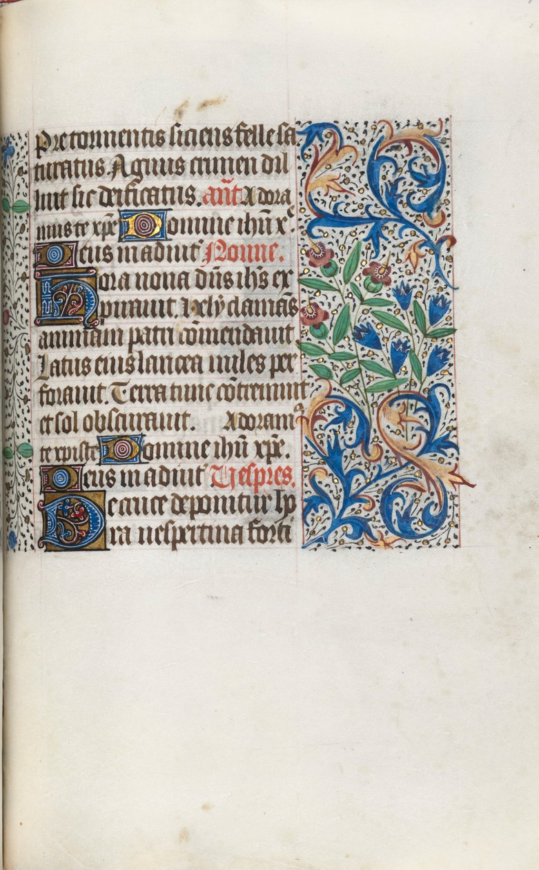 Getijdenboek Gebruik van Rouen: fol. 98r, ca. 1470 door Master of the Geneva Latini