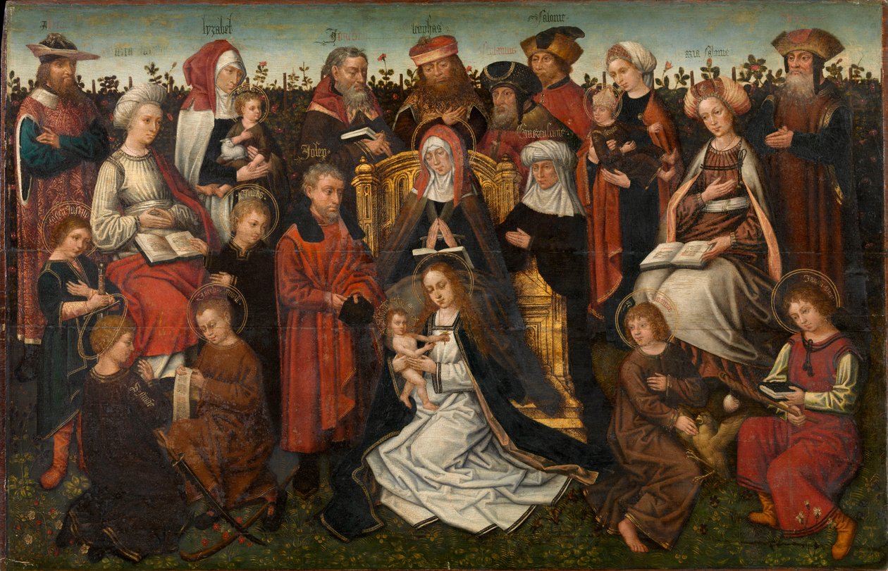 De Familie van St. Anne, c.1500-10 door Master of the Holy Family of St. Anne