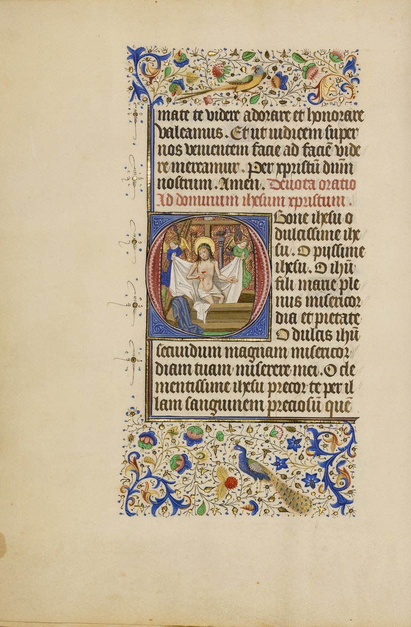 Begin O: De man van smarten door Master of the Llangattock Hours