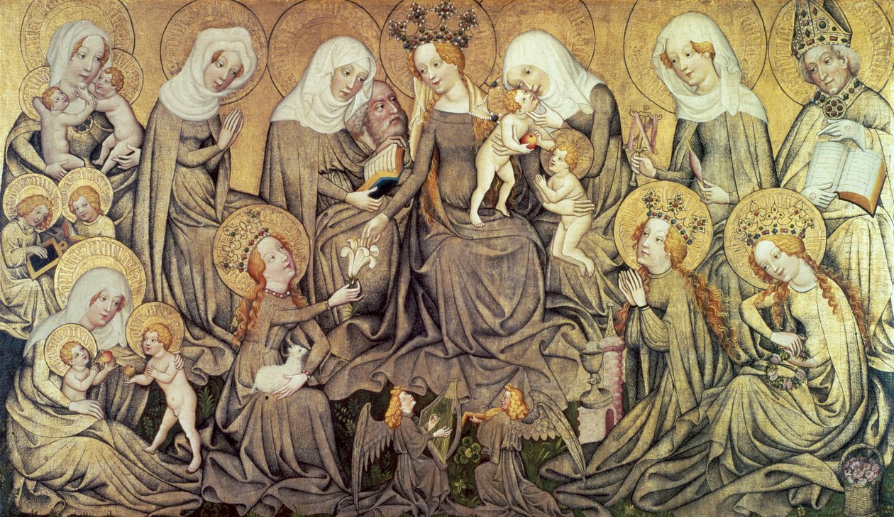 Middenpaneel van het Ortenberg Altaarstuk door Master of the Ortenberg Altar