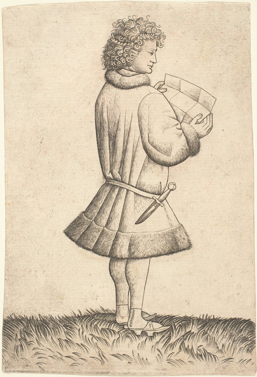 Een Dichter Leest door Master of the Playing Cards