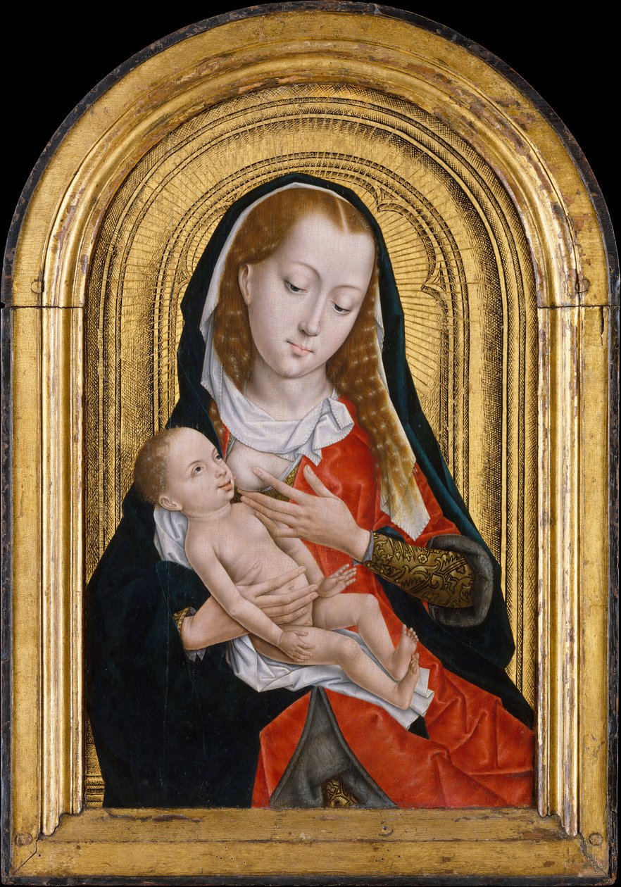 Maagd en kind, 1475-99 door Master of the Saint Ursula Legend