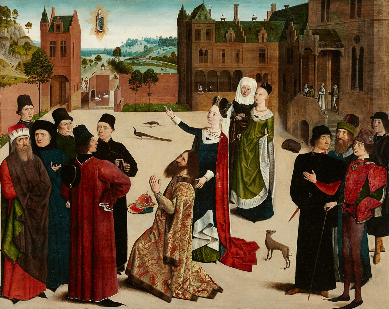 De profetie van de Tiburtijnse Sibylle, c.1473-c.1477 door Master of the Tiburtine Sibyl