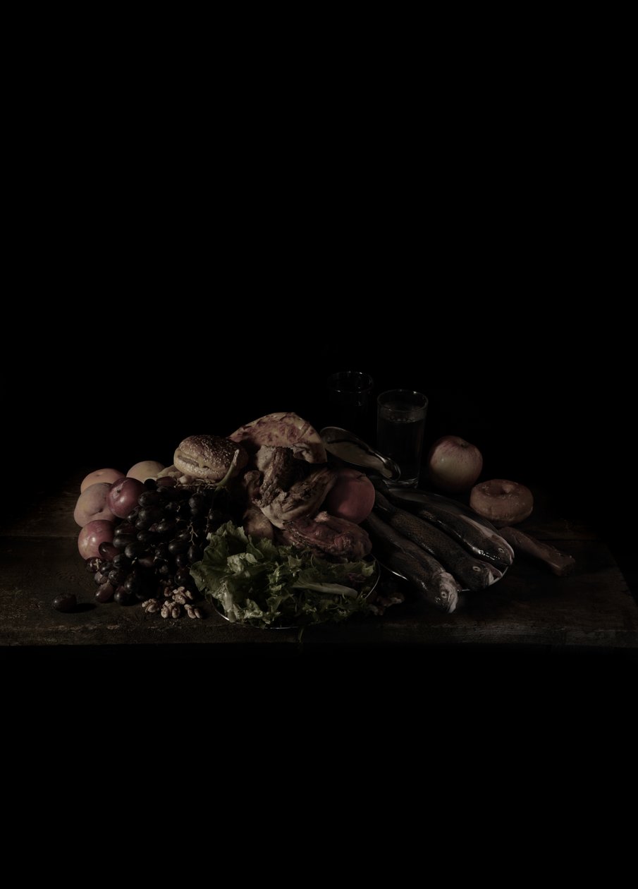 Laatste maaltijd in de dodencel, Texas; Juan Soria, 2011 (C-type foto) door Mat Collishaw