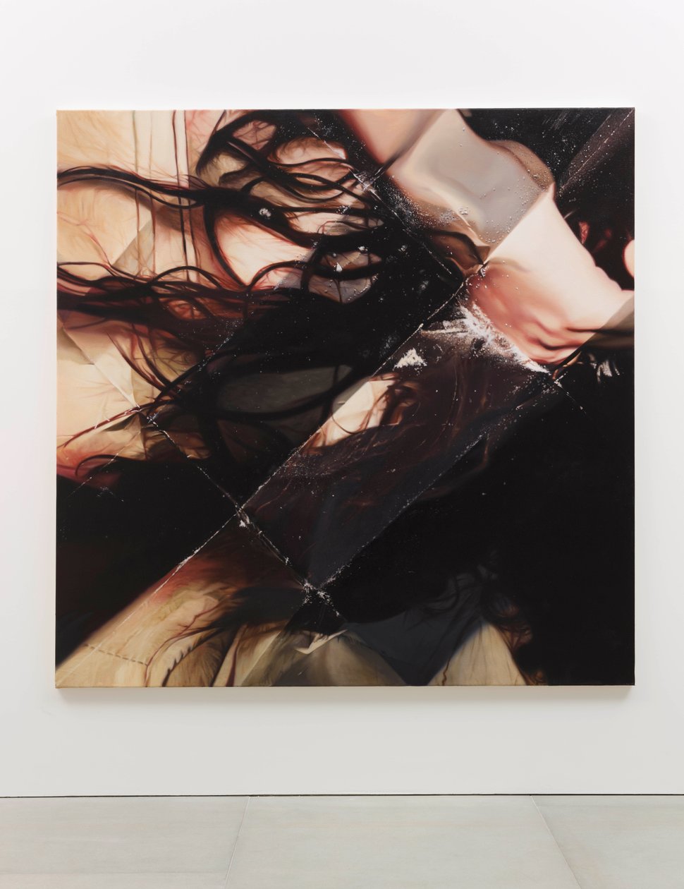 Zondaars, 2012 (Olieverf op doek) door Mat Collishaw