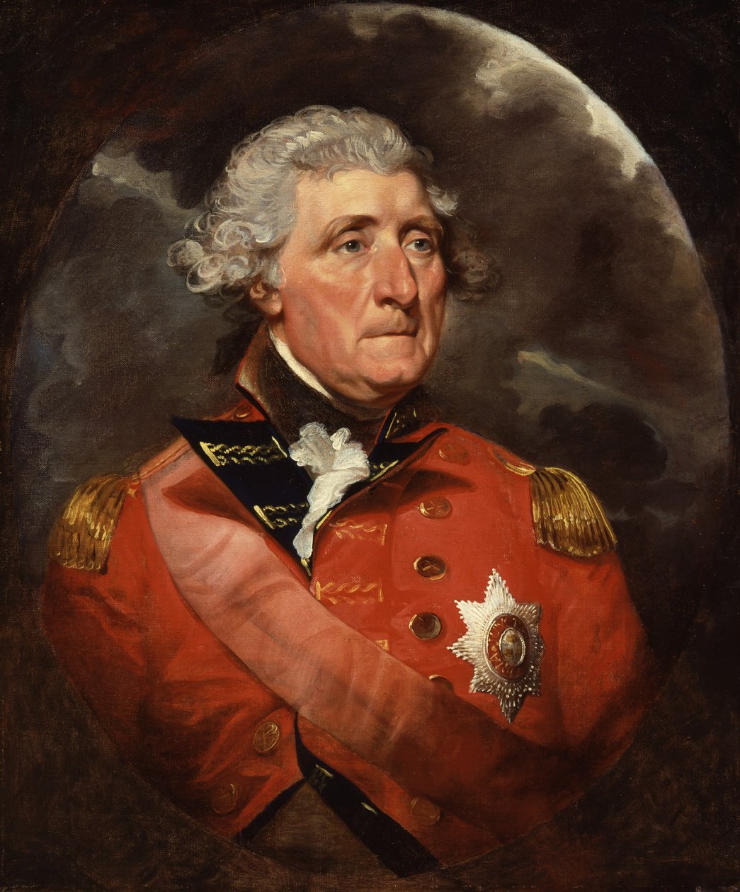 Sir George Augustus Elliott, baron Heathfield door Mather Brown