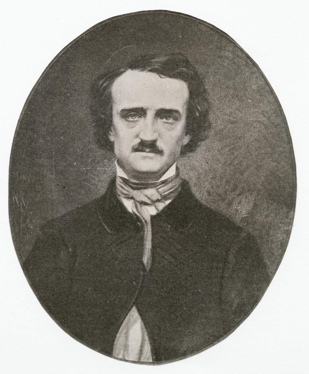 Edgar Allan Poe door Mathew B. Brady