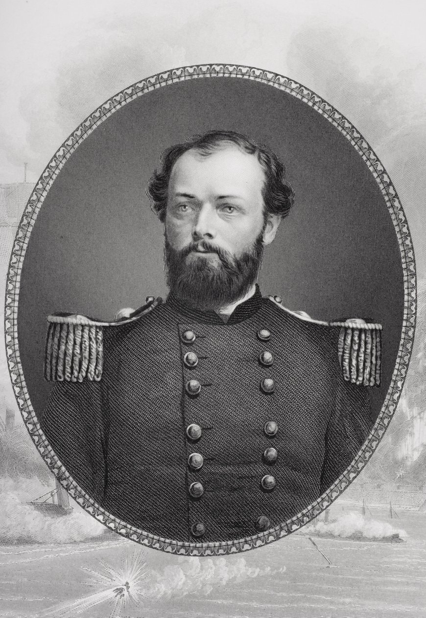 Portret van generaal Quincy Adams Gillmore (1825-88) door Mathew B. Brady