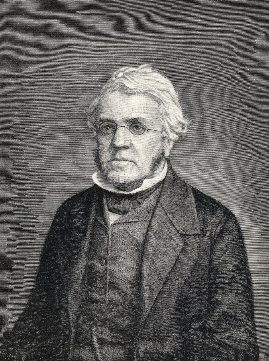 Portret van William Makepeace Thackeray, gegraveerd door W.B. Closson van een daguerreotype genomen door Brady tijdens Thackeray