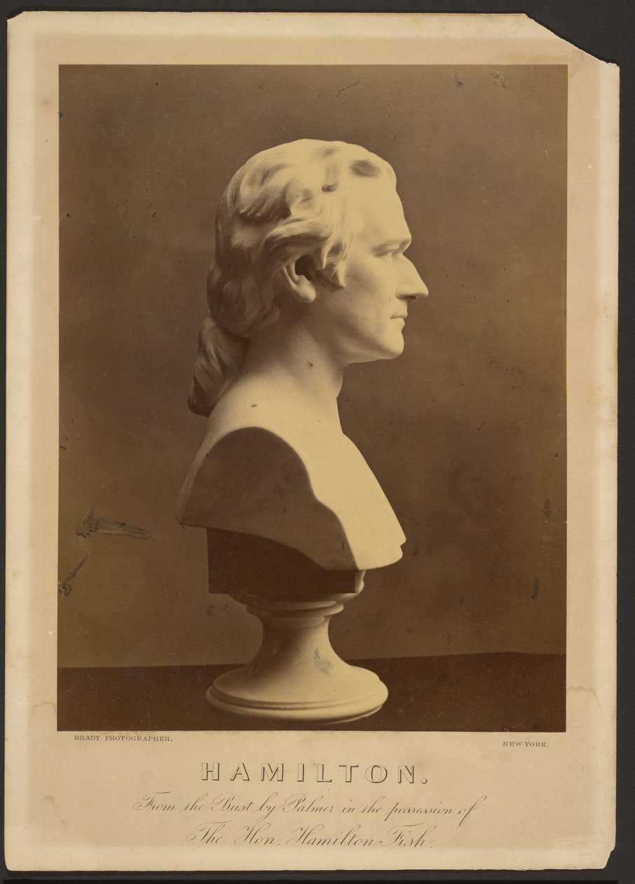 [Buste van Alexander Hamilton] door Mathew B. Brady