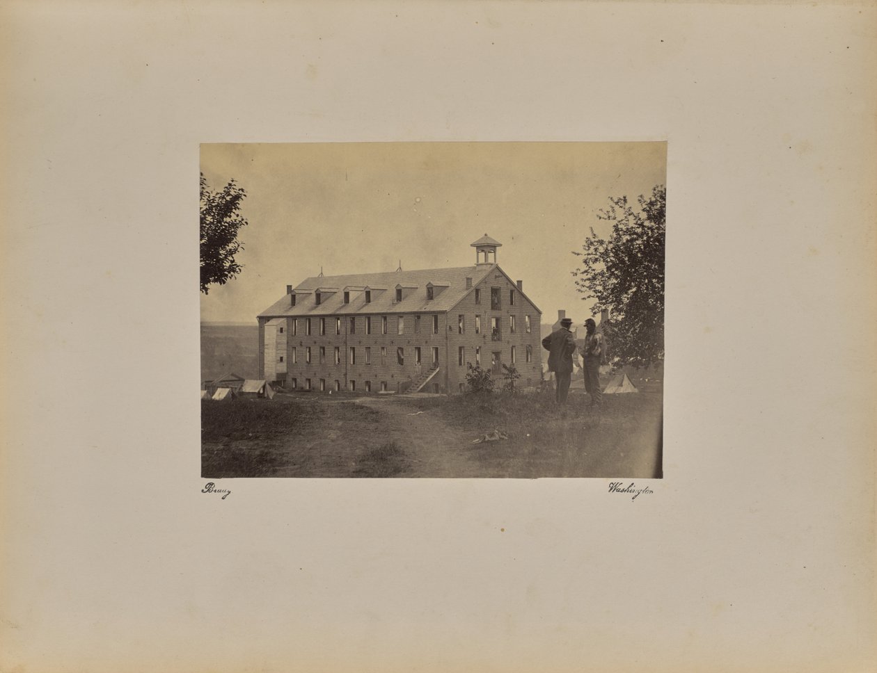 Libbey [sic]-gevangenis door Mathew B. Brady