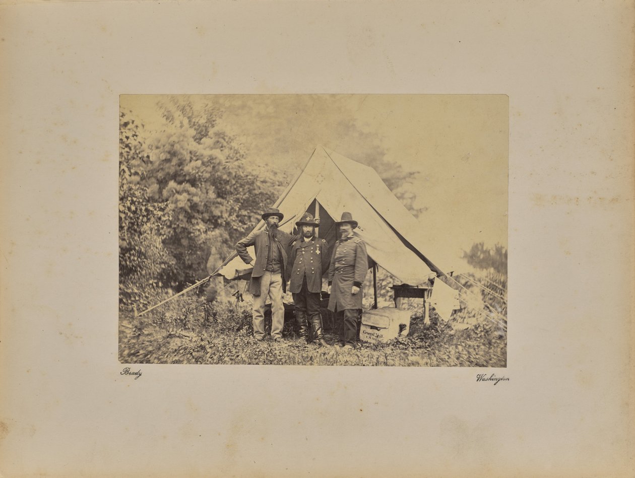 Martindale en Russell en Neil [sic] door Mathew B. Brady