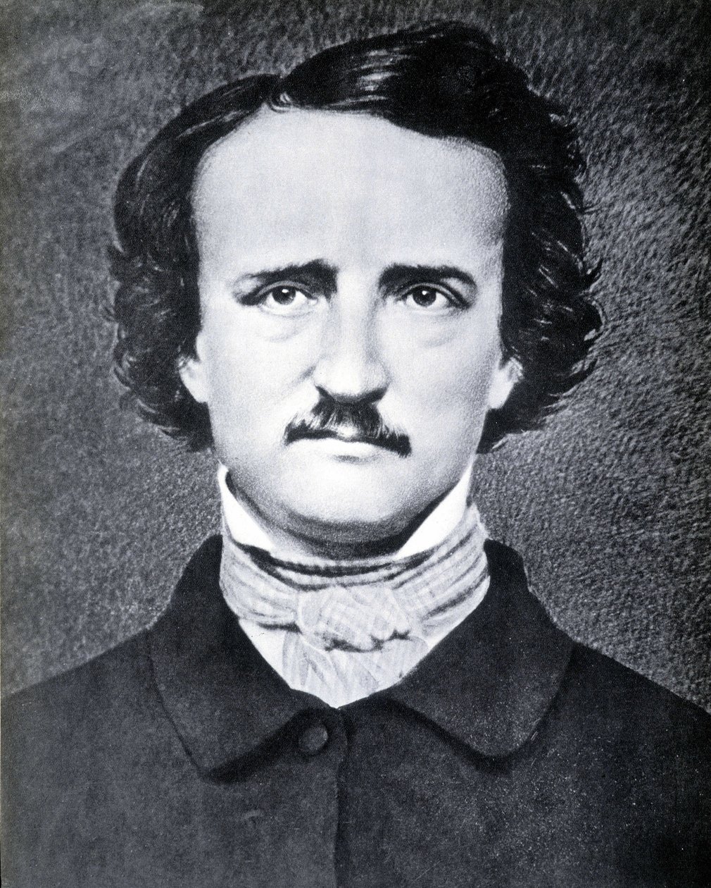 Portret van de Amerikaanse schrijver Edgar Allan Poe (1809 - 1849) foto door Brady in de 19e eeuw door Mathew B. Brady