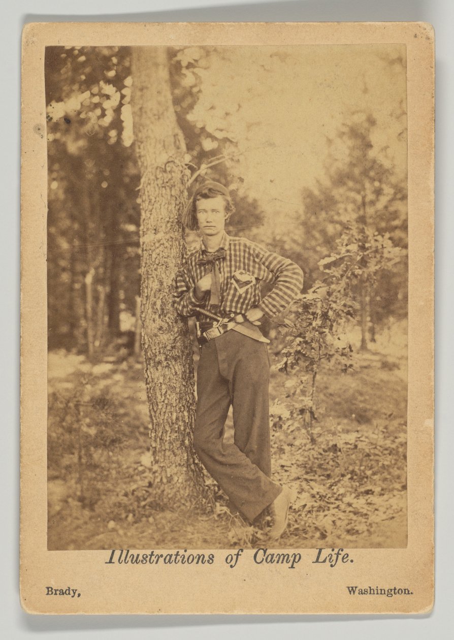 Richard L. Cramer, Kompanie I, Vierte Freiwillige Infanterie von Michigan door Mathew B. Brady
