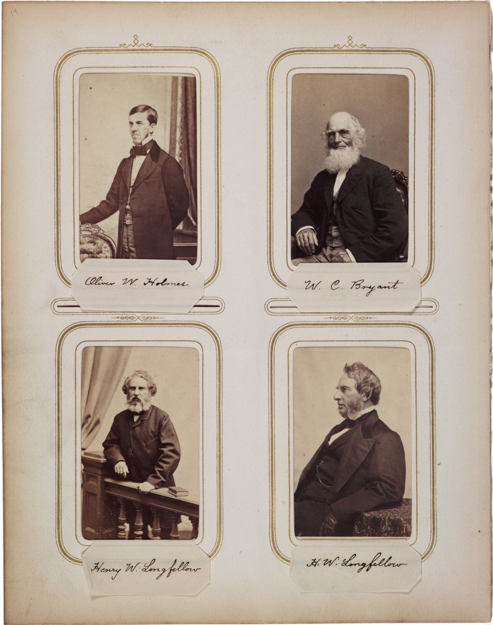 Album van 200 cartes de visite, de meeste door Brady door Mathew B. Brady