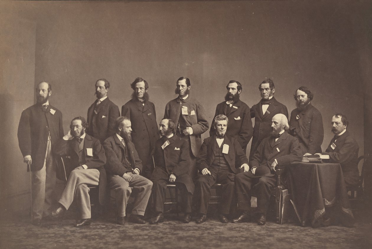 [Leden van de New York Sanitary Commission], ca. 1860 door Mathew Brady