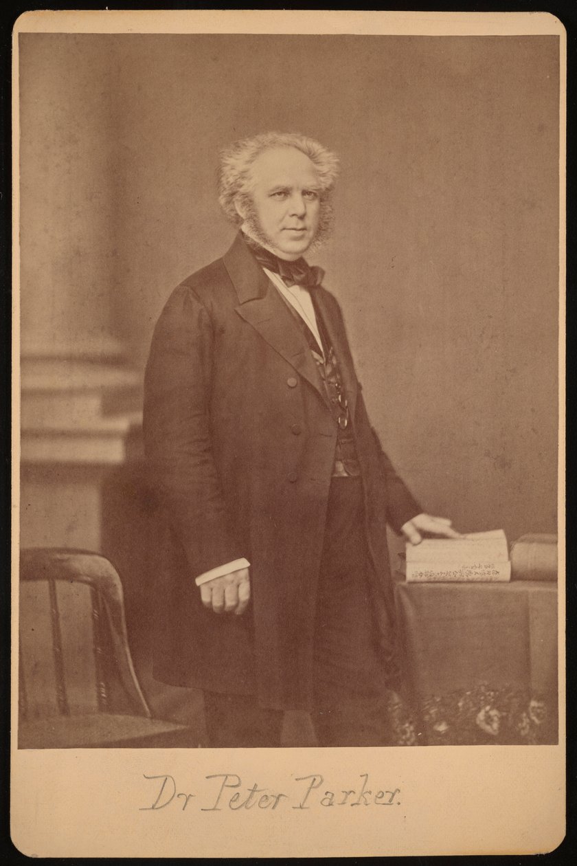 Portret van Peter Parker 1804-1888, voor 1888 door Mathew Brady