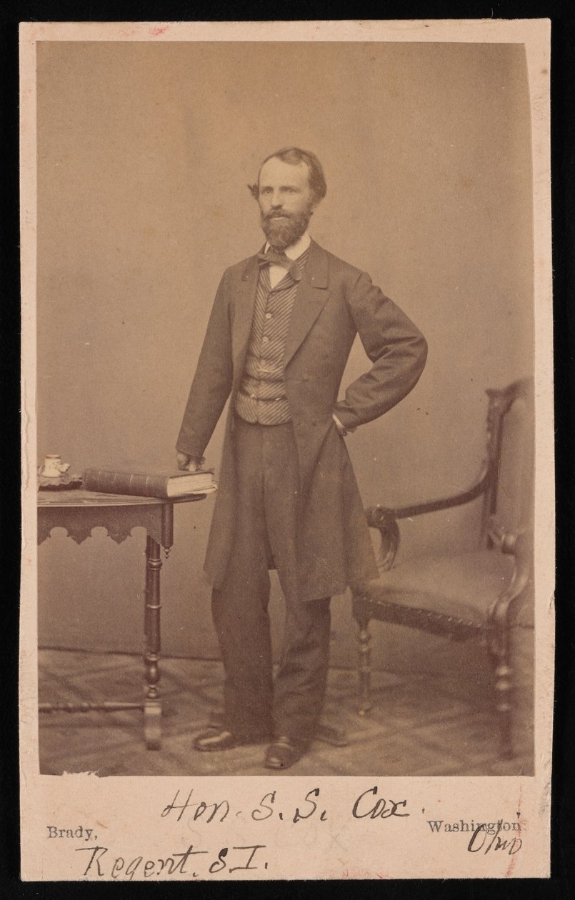 Portret van Samuel Sullivan Cox 1824-1889, Voor 1889 door Mathew Brady