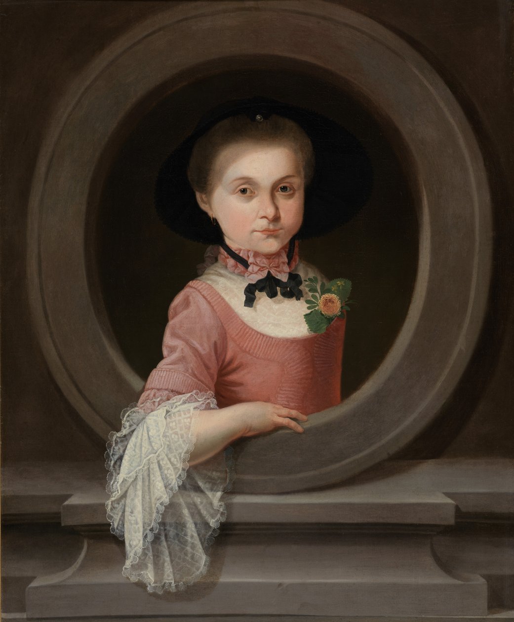 Portret van een meisje door Mathias de Visch