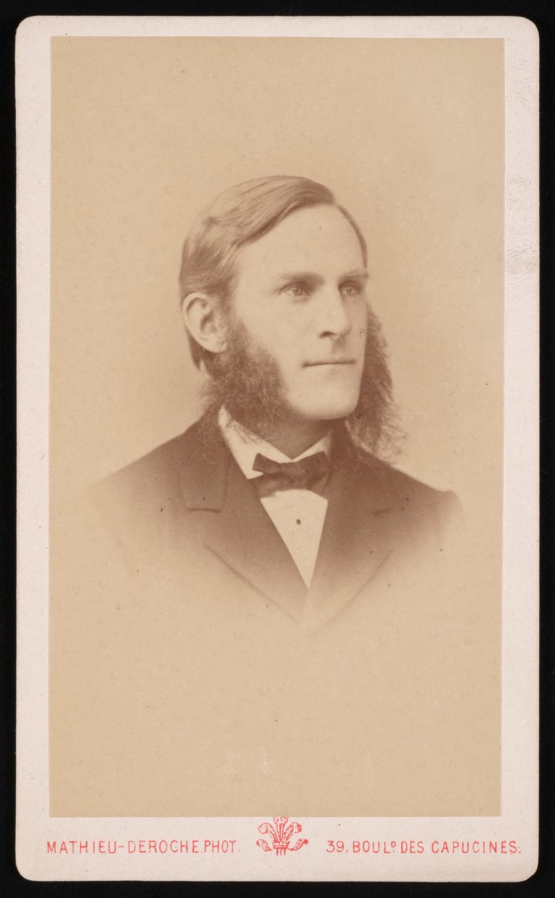 Portret van Samuel Hubbard Scudder 1837-1911, circa 1871 door Mathieu Deroche