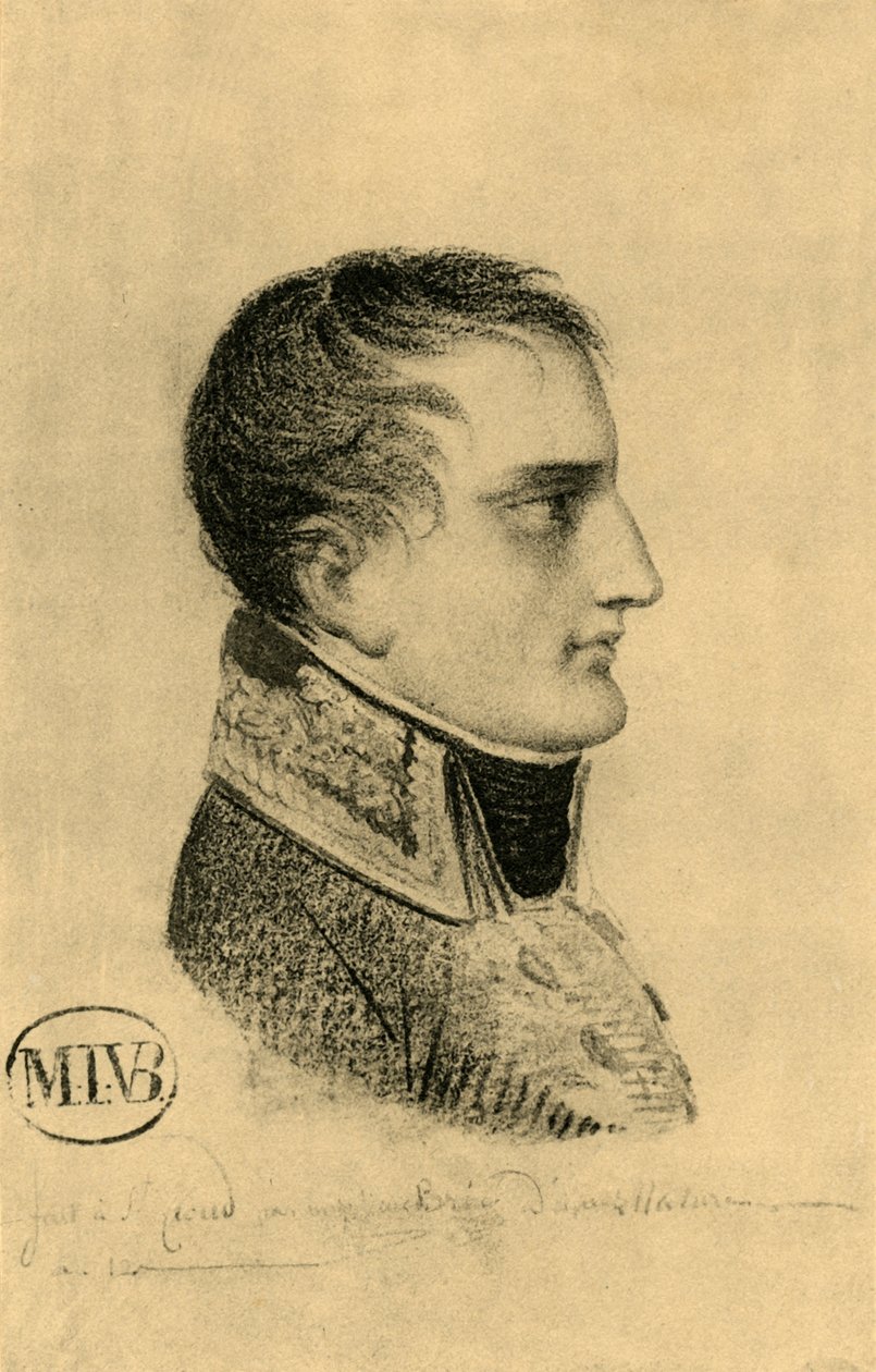 Napoleon als Eerste Consul, 1803 of 1804, 1921 door Mathieu Van Brée