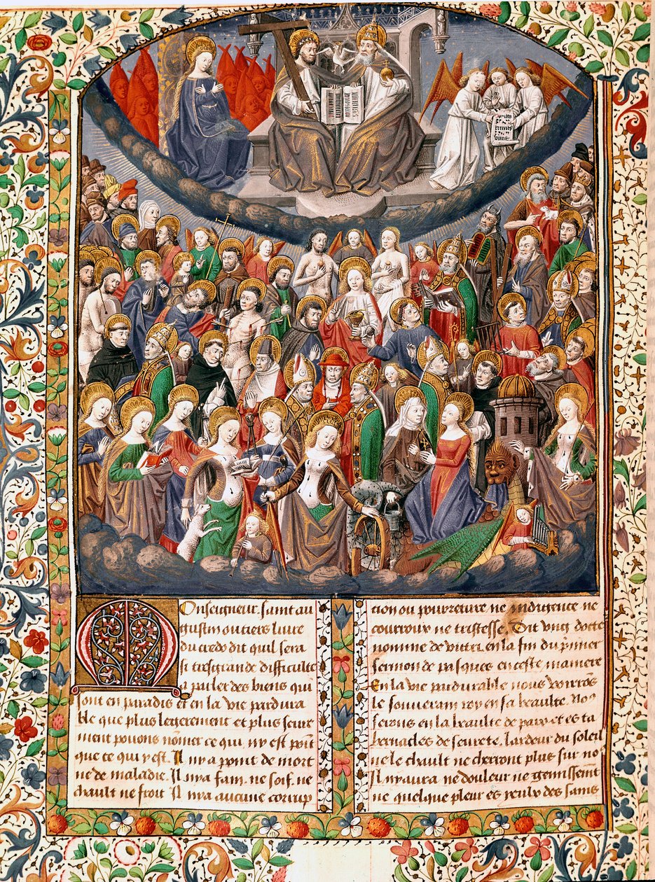 Het Hemelse Hof of eeuwige gelukzaligheid door Maître François